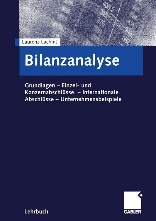 Produktbild: Bilanzanalyse