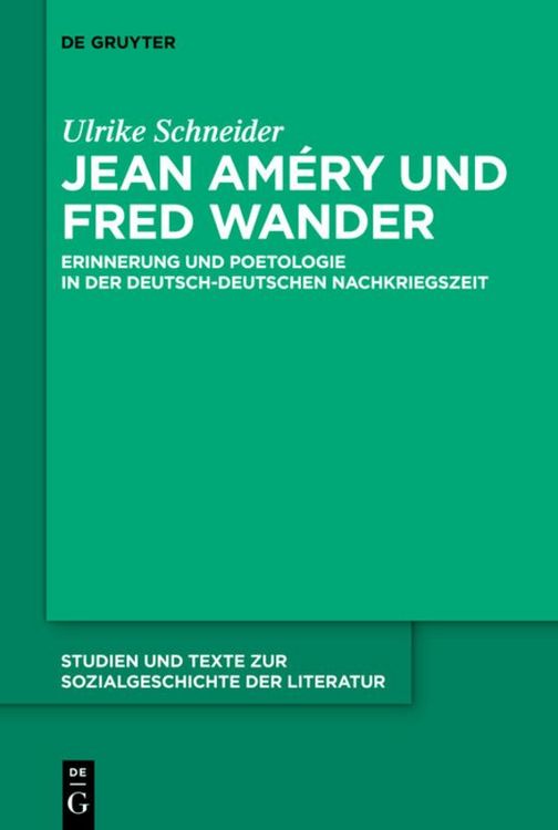 Produktbild: Jean Am&eacute;ry und Fred Wander