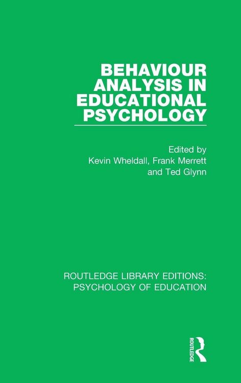 Produktbild: Behaviour Analysis in Educational Psychology
