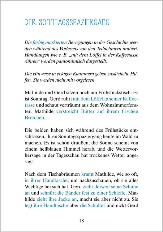 Produktbild: Bewegungsgeschichten und Bewegungsgedichte f&uuml;r &auml;ltere Menschen