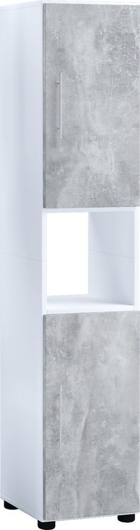 Produktbild: Holz Badm&ouml;bel Badschrank Hochschrank Flandu