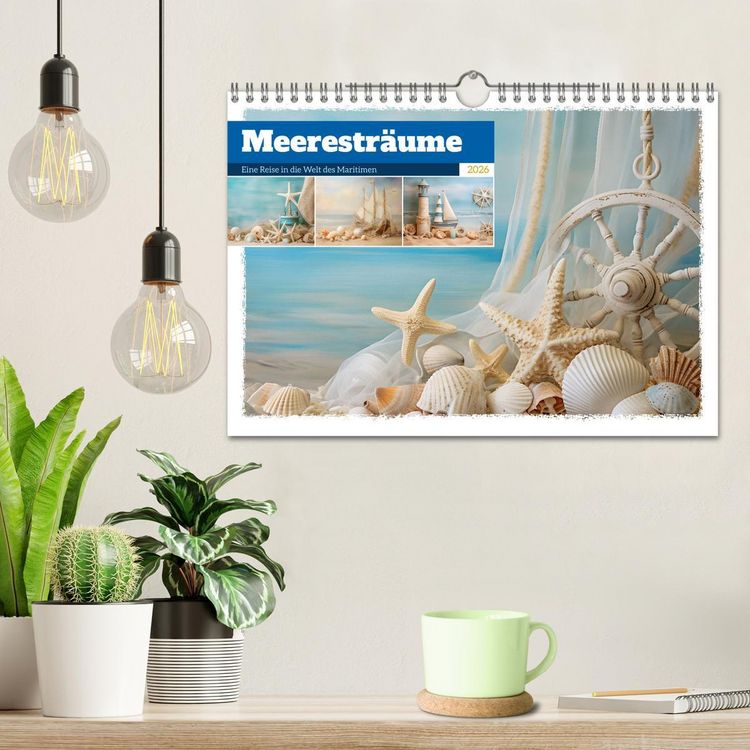 Produktbild: Meerestr&auml;ume (Wandkalender 2026 DIN A4 quer), CALVENDO Monatskalender