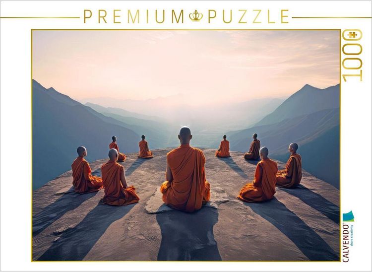 Produktbild: CALVENDO Puzzle Meditation und ein weiter Horizont | 1000 Teile Lege-Gr&ouml;&szlig;e 64x48cm Foto-Puzzle f&uuml;r gl&uuml;ckliche Stunden