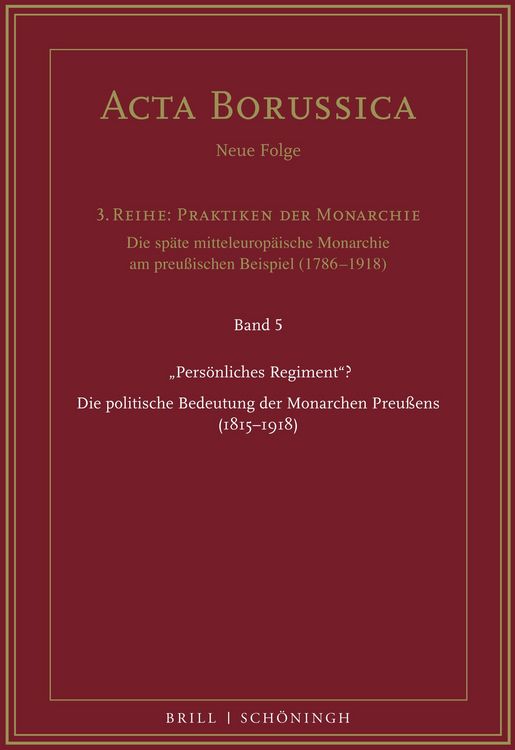 Produktbild: &bdquo;Pers&ouml;nliches Regiment&ldquo;?