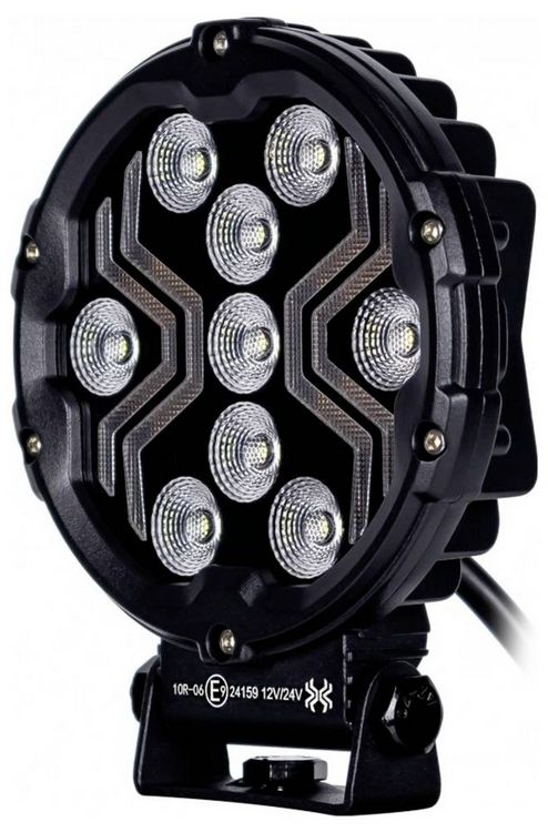 Produktbild: SecoR&uuml;t LED-Arbeitsscheinwerfer 12 V/DC, 24 V/DC L0196 (&Oslash;) 111mm 1700lm