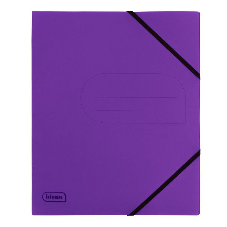 Produktbild: Idena Ringbuch 2 Ringe lila DIN A4 25mm aus Karton