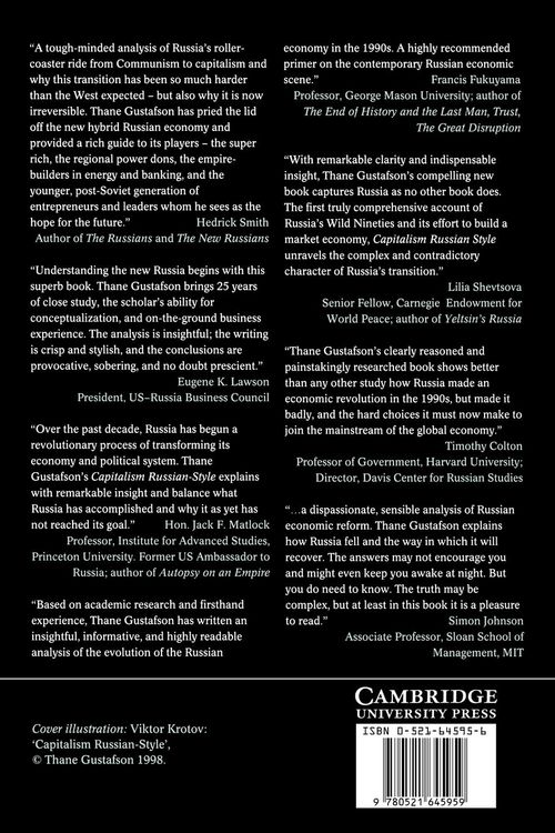 Produktbild: Capitalism Russian-Style