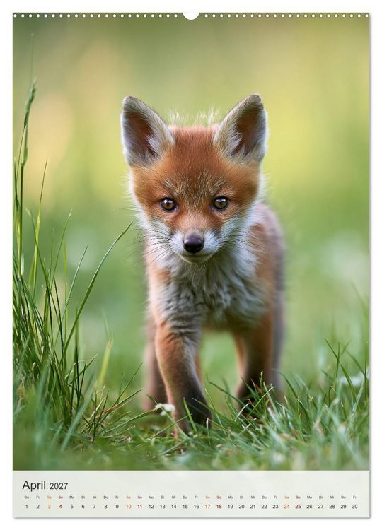 Produktbild: Fuchszauber (hochwertiger Premium Wandkalender 2027 DIN A2 hoch), Kunstdruck in Hochglanz