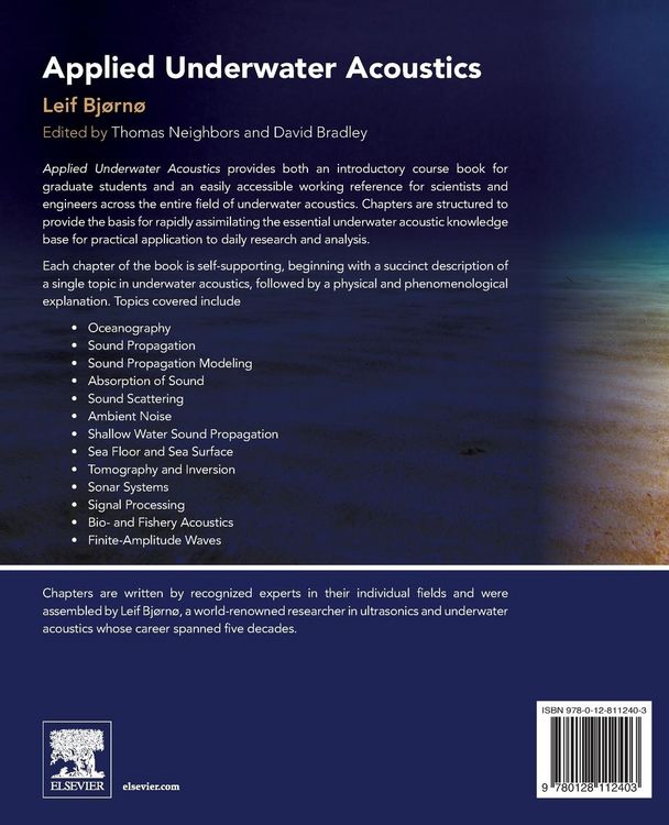 Produktbild: Applied Underwater Acoustics
