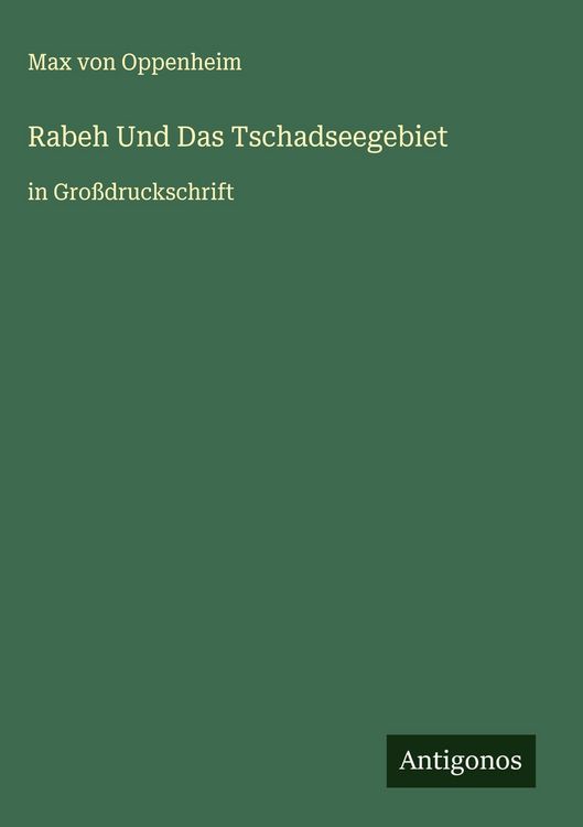 Produktbild: Rabeh Und Das Tschadseegebiet