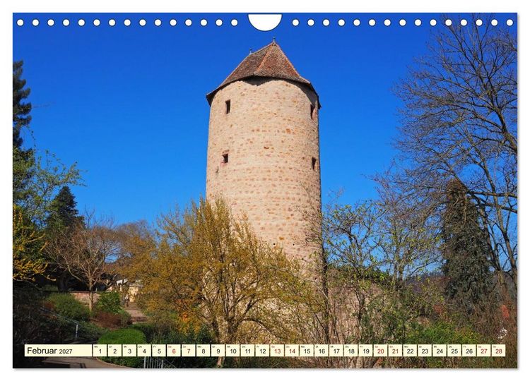 Produktbild: Weinheim im Herzen der Bergstra&szlig;e (Wandkalender 2027 DIN A4 quer), CALVENDO Monatskalender