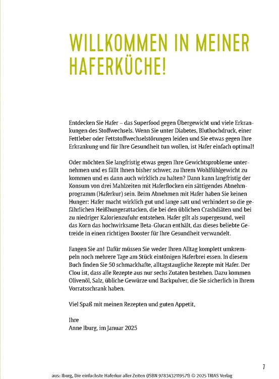 Produktbild: Die einfachste Haferkur aller Zeiten