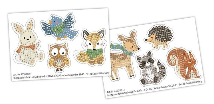 Produktbild: Diamond Painting Sticker "Woodland"