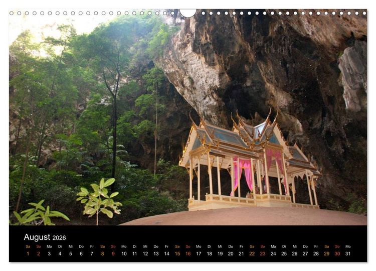 Produktbild: Erlebe Thailand (Wandkalender 2026 DIN A3 quer), CALVENDO Monatskalender