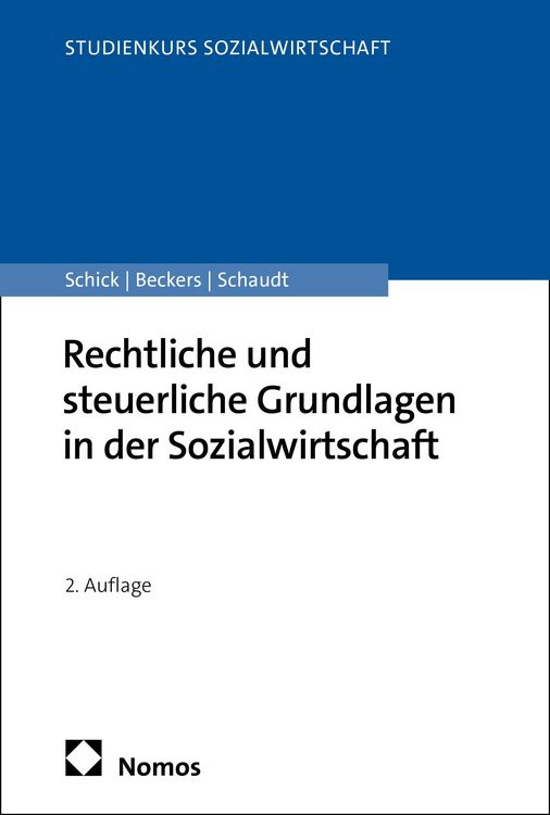 Produktbild: Rechtliche und steuerliche Grundlagen in der Sozialwirtschaft