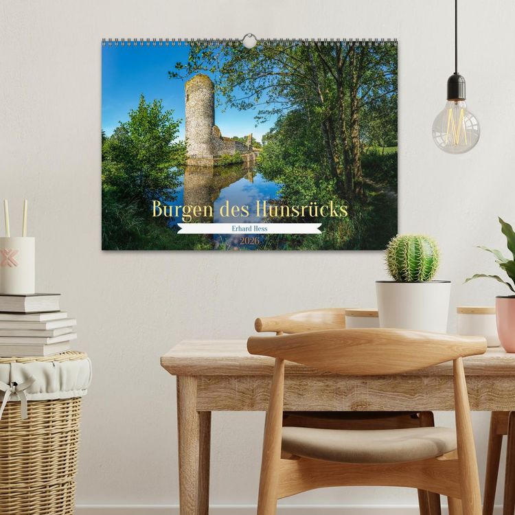 Produktbild: Burgen des Hunsr&uuml;cks (Wandkalender 2026 DIN A3 quer), CALVENDO Monatskalender