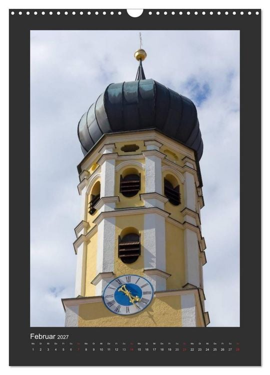 Produktbild: Kircht&uuml;rme im Landkreis F&uuml;rstenfeldbruck (Wandkalender 2027 DIN A3 hoch), CALVENDO Monatskalender