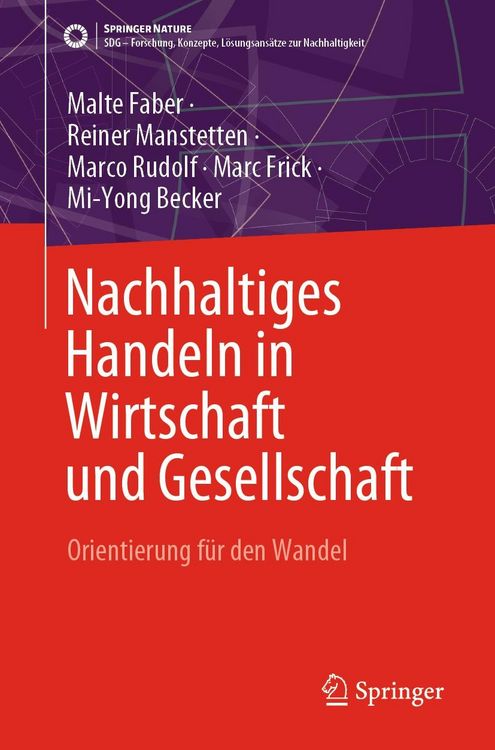Produktbild: Nachhaltiges Handeln in Wirtschaft und Gesellschaft