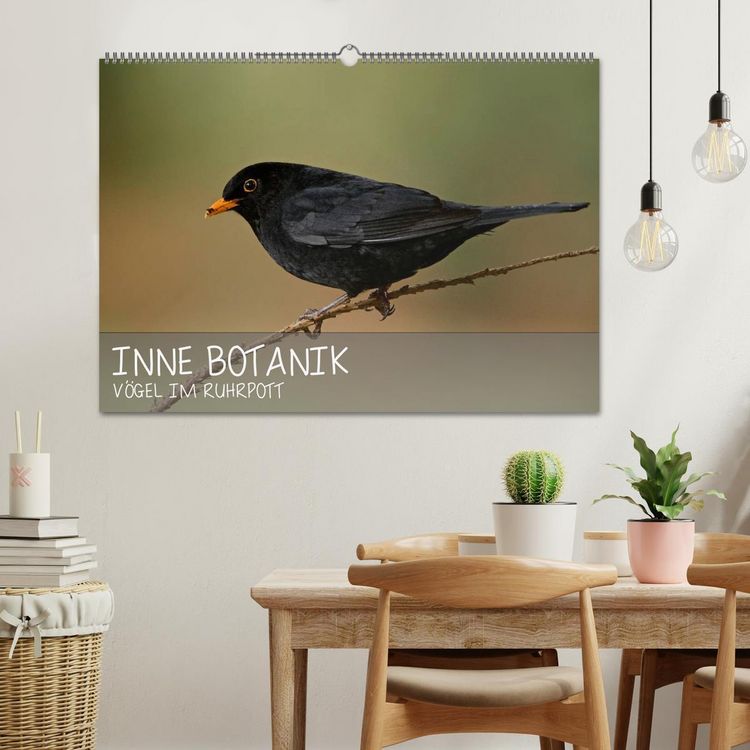 Produktbild: INNE BOTANIK - V&ouml;gel im Ruhrpott (Wandkalender 2026 DIN A2 quer), CALVENDO Monatskalender