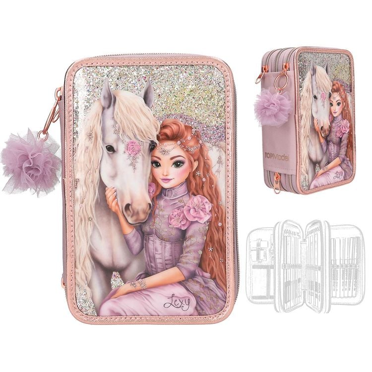 Produktbild: TOPModel 3 Fach Federtasche VIVA VIOLET