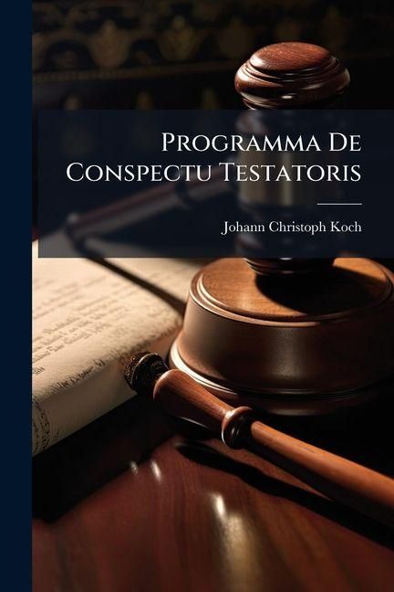 Produktbild: Programma De Conspectu Testatoris