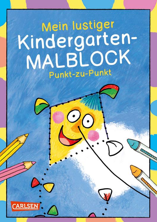Produktbild: Mein lustiger Kindergarten-Malblock Punkt-zu-Punkt