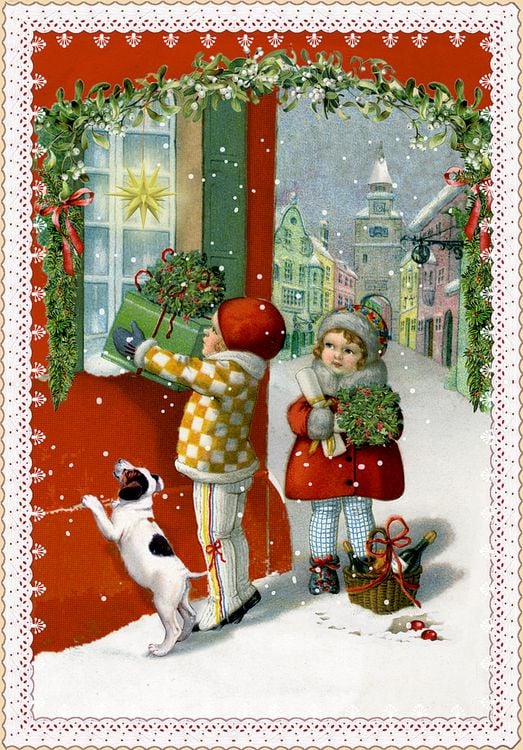 Produktbild: Mini-Adventskalender-Sortiment - Nostalgische Adventspost