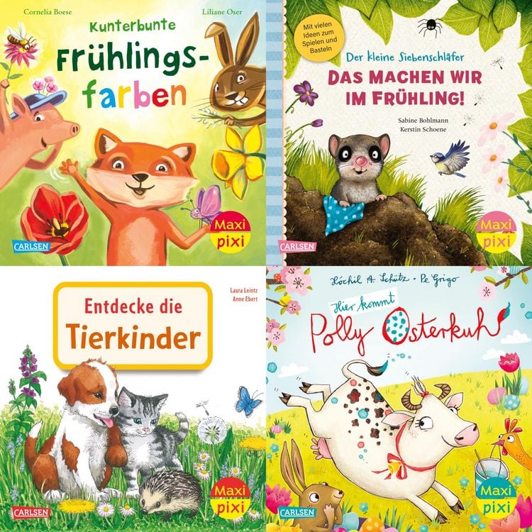 Produktbild: Maxi-Pixi-4er-Set 116: Bunter Fr&uuml;hlingsspa&szlig; (4x1 Exemplar)