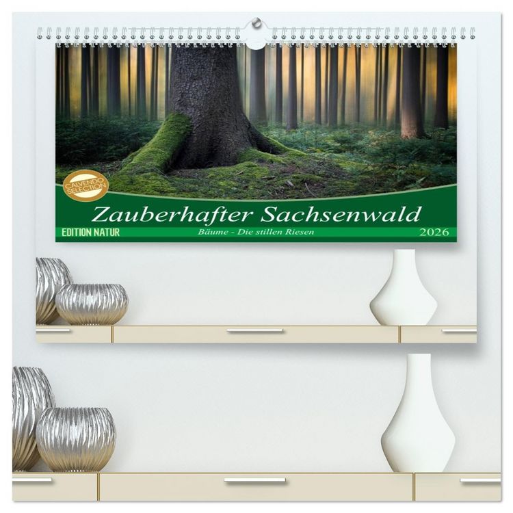 Produktbild: Zauberhafter Sachsenwald (hochwertiger Premium Wandkalender 2026 DIN A2 quer), Kunstdruck in Hochglanz