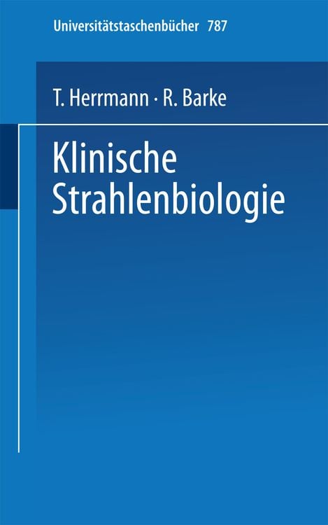 Produktbild: Klinische Strahlenbiologie
