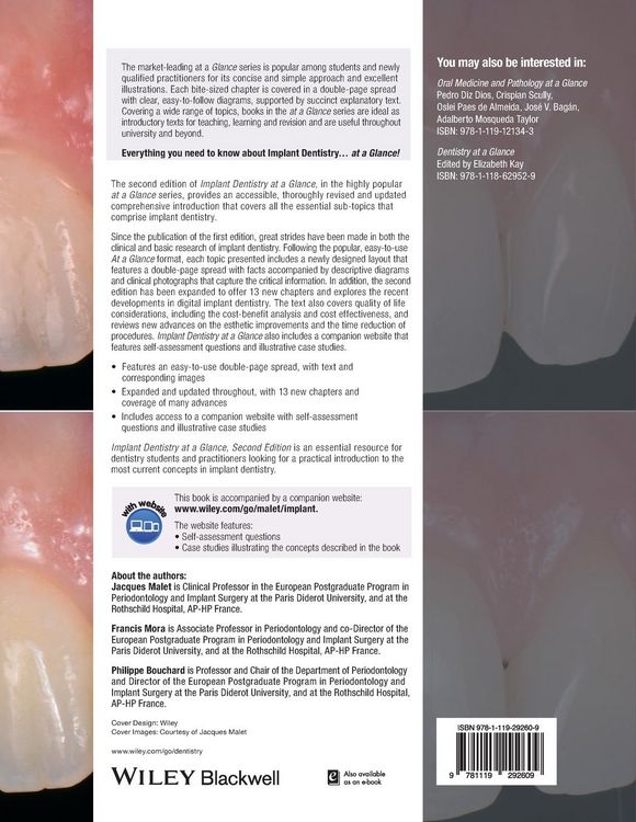 Produktbild: Implant Dentistry at a Glance