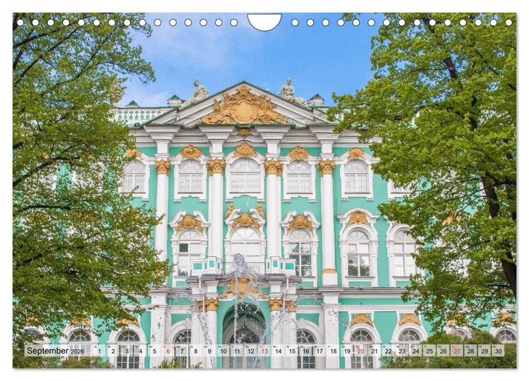 Produktbild: St. Petersburg - Historische Altstadt (Wandkalender 2026 DIN A4 quer), CALVENDO Monatskalender