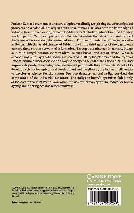 Produktbild: Indigo Plantations and Science in Colonial India