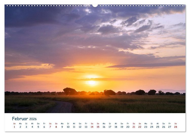 Produktbild: Fernweh Uganda - Natursch&ouml;nheit Ostafrikas (hochwertiger Premium Wandkalender 2026 DIN A2 quer), Kunstdruck in Hochglanz