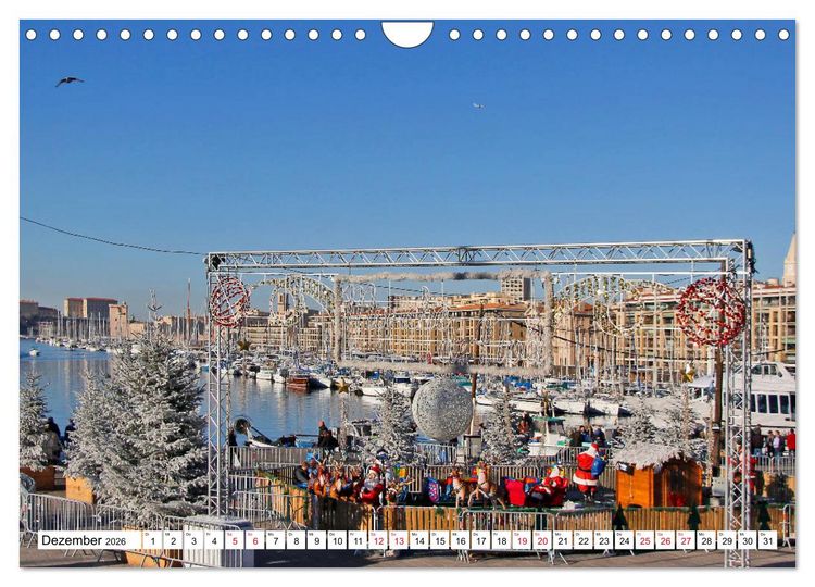 Produktbild: Marseille vom Frankfurter Taxifahrer Petrus Bodenstaff (Wandkalender 2026 DIN A4 quer), CALVENDO Monatskalender