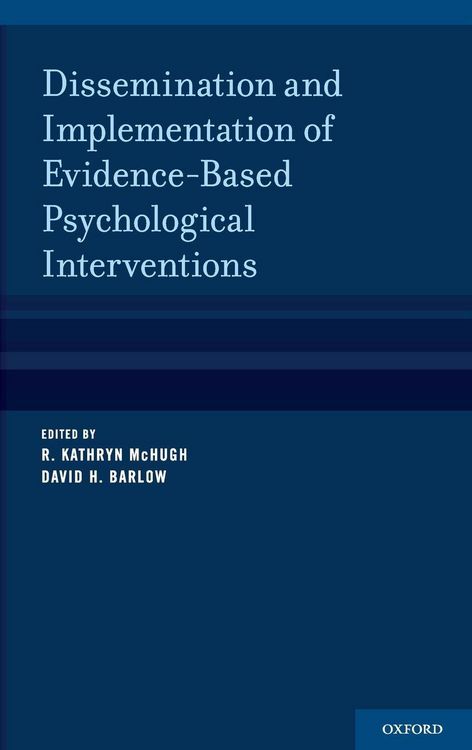 Produktbild: Dissemination and Implementation of Evidence-Based Psychological Interventions