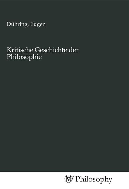 Produktbild: Kritische Geschichte der Philosophie