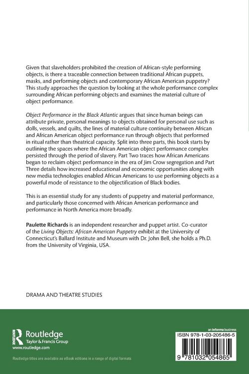 Produktbild: Object Performance in the Black Atlantic