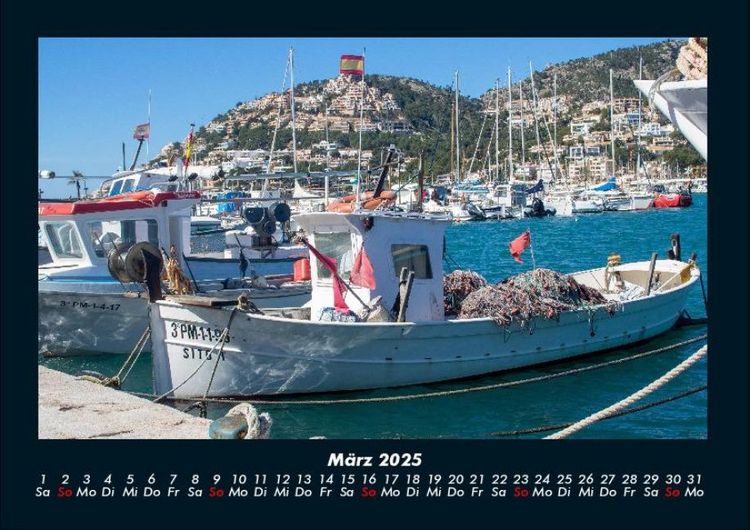 Produktbild: Boote 2025 Fotokalender DIN A4