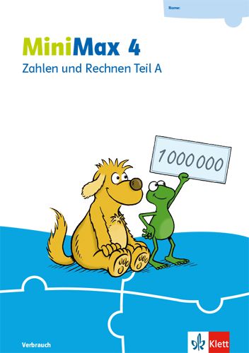 Produktbild: MiniMax 4. Themenheft Zahlen und Rechnen A - Verbrauchsmaterial Klasse 4