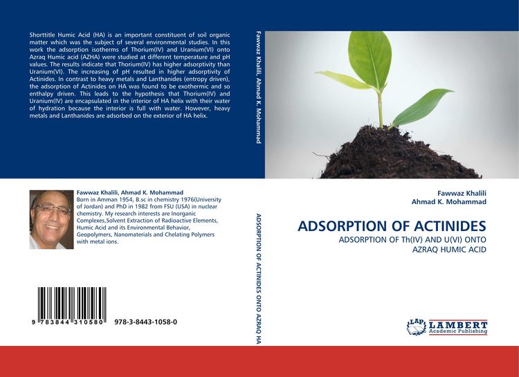 Produktbild: ADSORPTION OF ACTINIDES