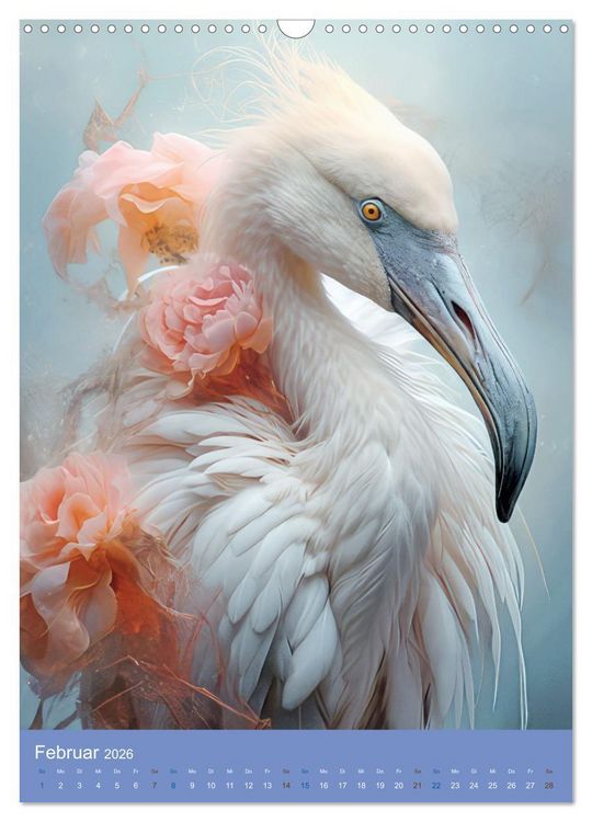 Produktbild: Wundervoll zarte Tierportraits (Wandkalender 2026 DIN A3 hoch), CALVENDO Monatskalender