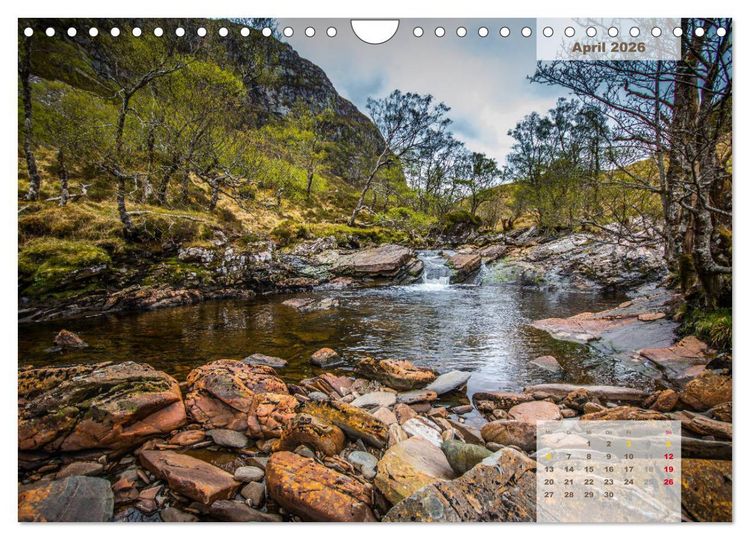 Produktbild: Rauhes Schottland (Wandkalender 2026 DIN A4 quer), CALVENDO Monatskalender