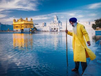 Produktbild: CALVENDO Puzzle Golden Temple, Amritsar | 1000 Teile Lege-Gr&ouml;&szlig;e 64x48cm Foto-Puzzle f&uuml;r gl&uuml;ckliche Stunden