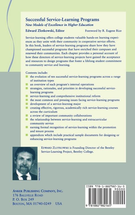 Produktbild: Successful Service-Learning Programs