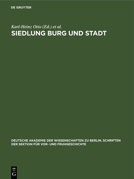 Produktbild: Siedlung Burg und Stadt