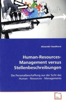 Produktbild: Haselhorst Alexander: Human-Resources-Management versus Stel