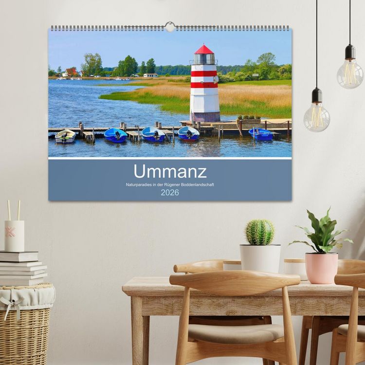 Produktbild: Ummanz - Naturparadies in der R&uuml;gener Boddenlandschaft (Wandkalender 2026 DIN A2 quer), CALVENDO Monatskalender