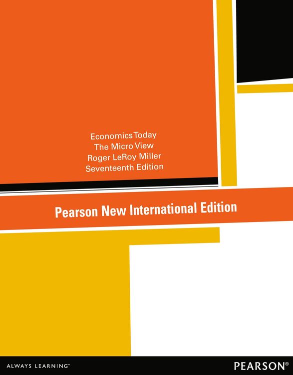 Produktbild: Miller, R: Economics Today: The Micro View