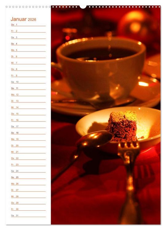 Produktbild: K&ouml;stliche Kaffeespezialit&auml;ten (Wandkalender 2026 DIN A2 hoch), CALVENDO Monatskalender
